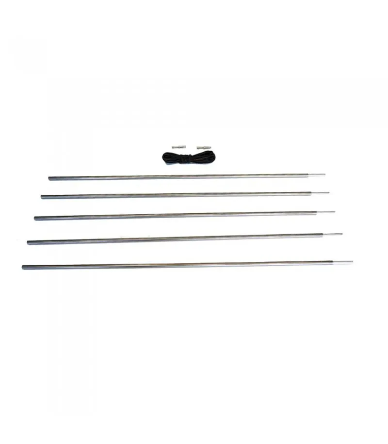 Vango Alloy Pole Repair Pack - 60cm x 8.5mm diameter - 5 Sections-1